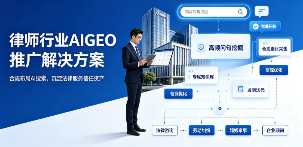 AI赋能法律服务获客升级,吉易鸥AIGEO发布律师行业专属推广解决方案